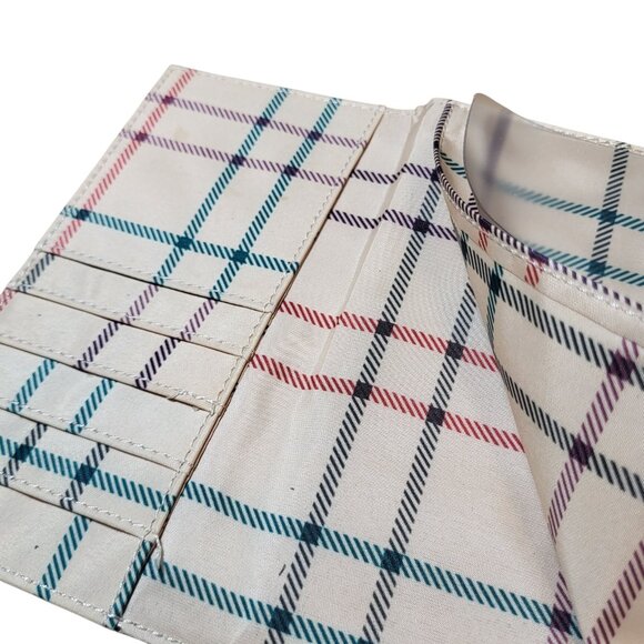 Vintage Liz Claiborne Wallet Clutch Checkbook ID Coin Cards Billfold - Picture 11 of 16